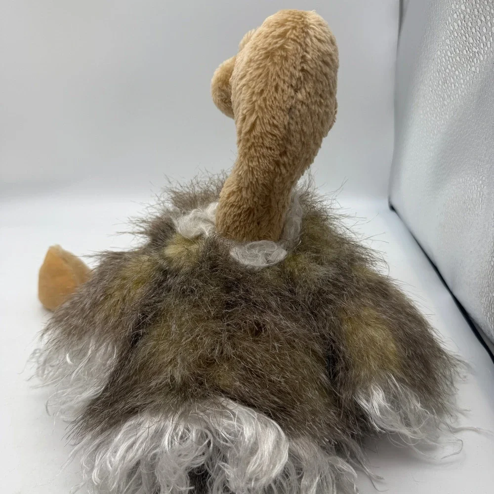 Gund Dazzling Ostrich Plush Stuffed Animal Bird Tan Brown 16